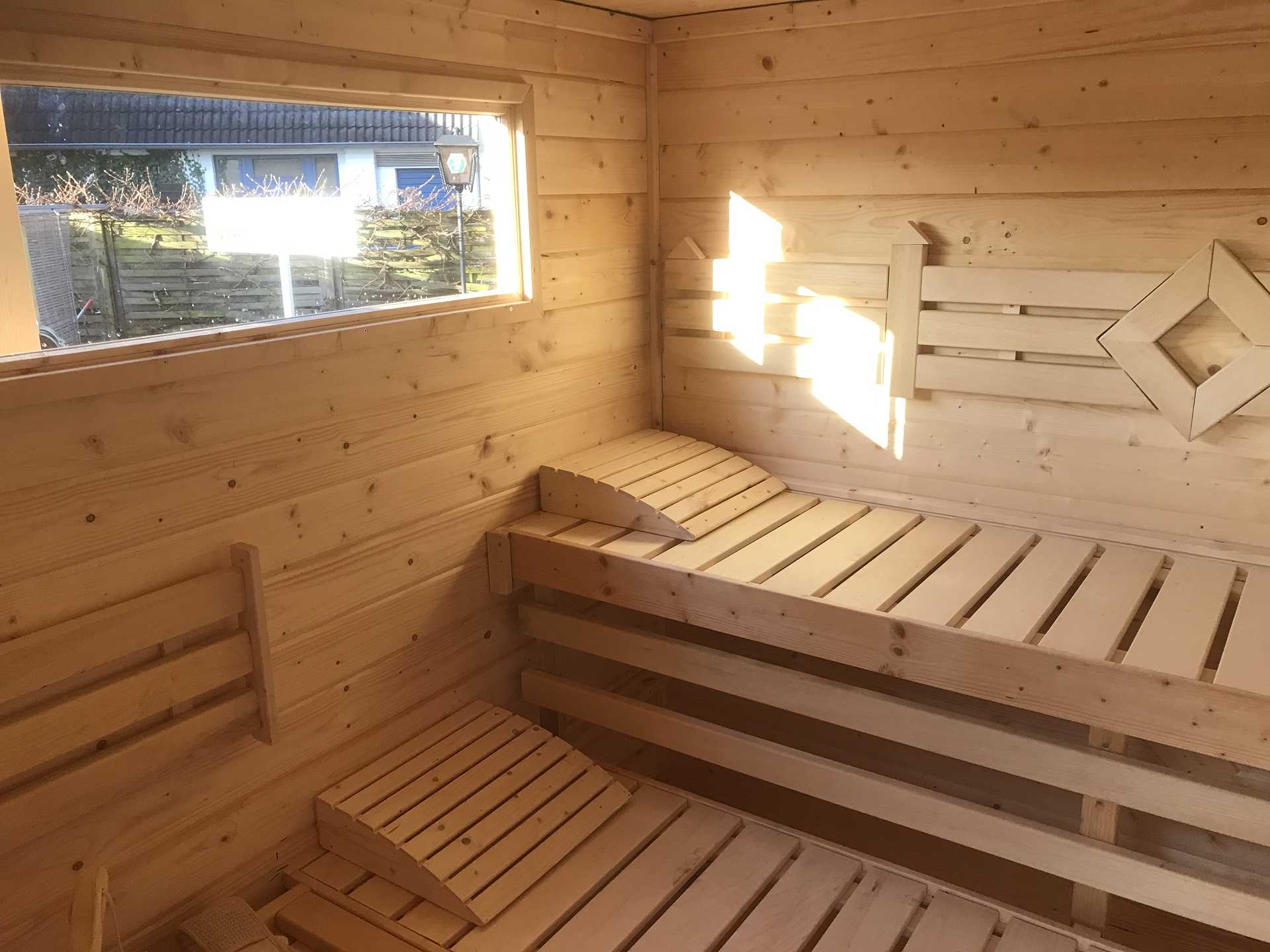 Sauna Hexengrill Innenansicht